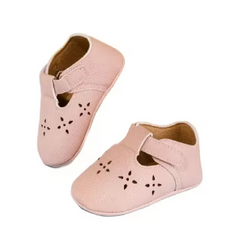 Mary Jane Moccasins Leather Baby Girl Shoes