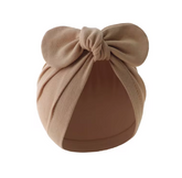 Solid Color 1 Piece Newborn Beanie Elastic Headband