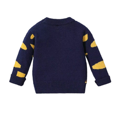 Boy Giraffe Embroidery Sweater