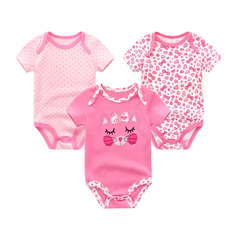 Baby Girl Bodysuit (3-Pack)