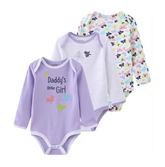 Baby Long-Sleeve Bodysuit (3-Pack)