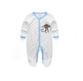 Baby Polka Dots Monkey Print Onesie