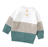 Kids Round-Neck Knit Sweater