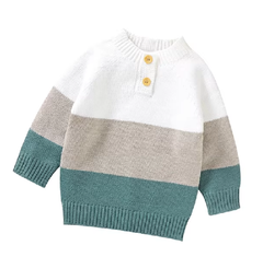Kids Round-Neck Knit Sweater