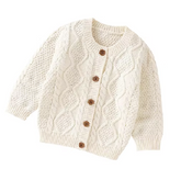 Kids Knit Cropped Cardigan