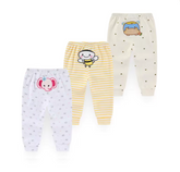 Baby Girl Long Pants Multicolored (3-Pack)
