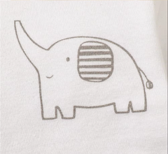 3PCS Baby Set Elephant Long Sleeve Fall Outfit