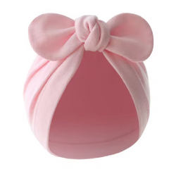 Solid Color 1 Piece Newborn Beanie Elastic Headband
