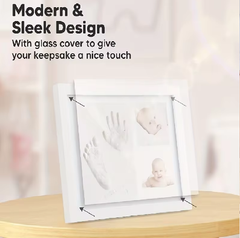Baby Hands and Footprints Clay Photo Frame