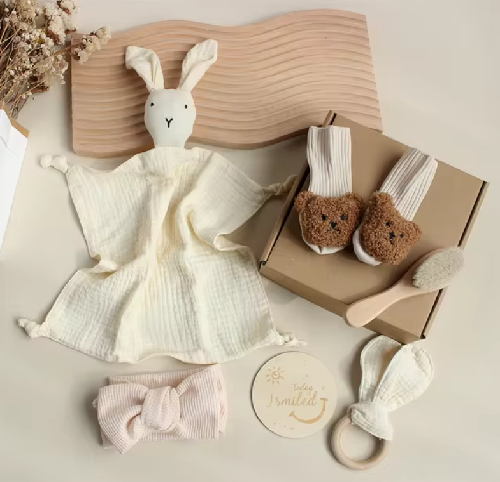 6PCS Newborn Baby Shower Gift Set