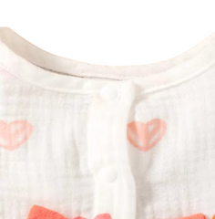 Baby 2- Piece Love Print Sleeveless Dress Set