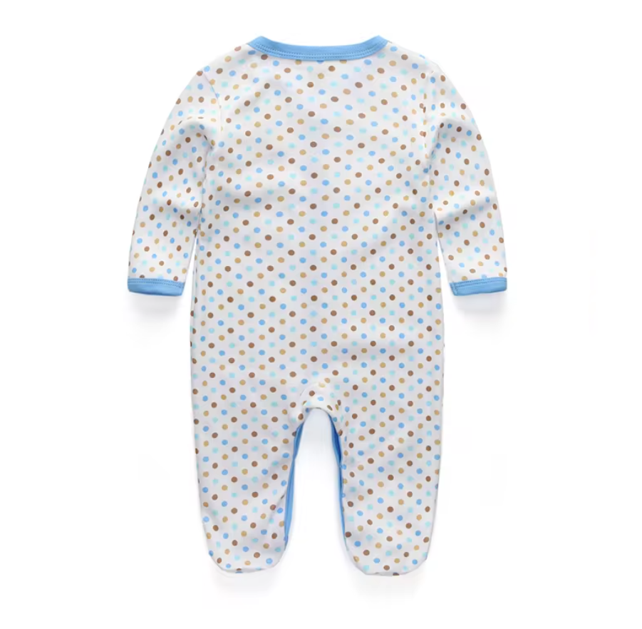 Baby Polka Dots Monkey Print Onesie