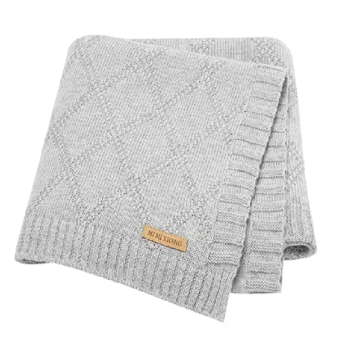 Multipurpose Baby Blankets Stroller Nursery Cover Quilts 90 by 70cm