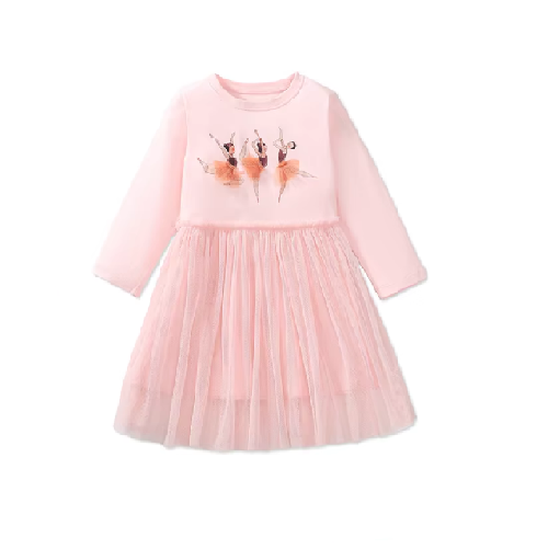 2024 Little Maven Girl Long Sleeves Dress