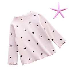 Kids Cute O-Neck Love Top
