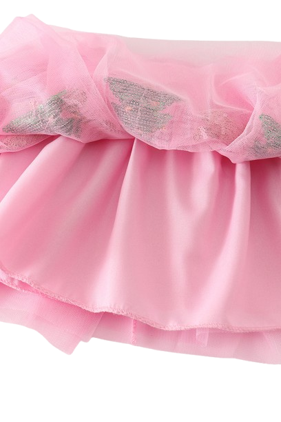 Red Christmas Tree Sequin Skirt