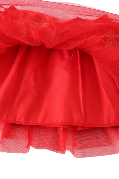 Red Christmas Tree Sequin Skirt