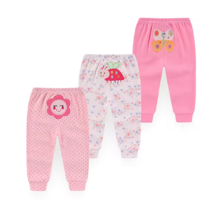 Baby Long Pants (3-Pack)