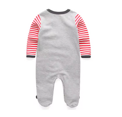 Baby Puppy Print Footed One-Piece